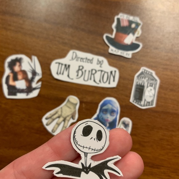 Tim Burton Sticker Set - Picture 2 of 2